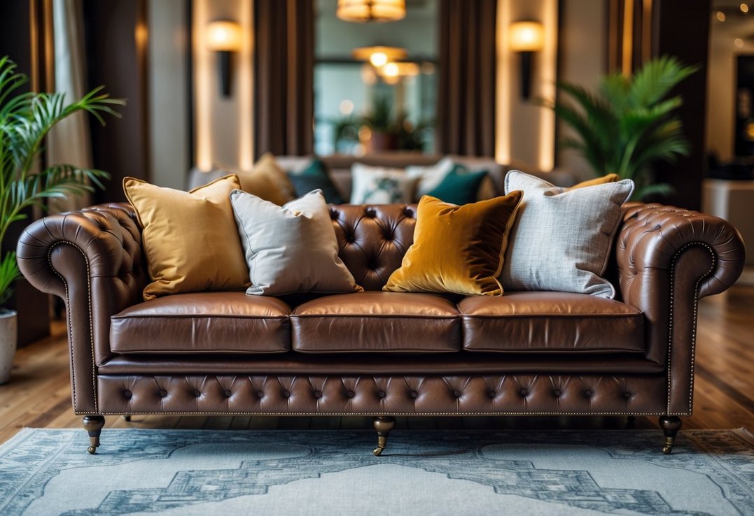 Sådan vælger du de perfekte puder til dine lækre chesterfield sofaer